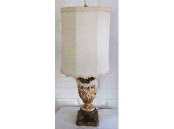 One Of TWO Identical 'Capa De Monte' Lamps