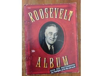 Vintage Photo Book About ROOSEVELT