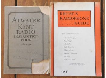 2 Old Radio Brochures, Atwater Kent & Radiophone