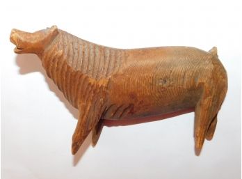 Primitive Hand Carved Animal Figure