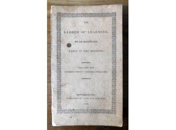 Fabulous 1835 Book 'the Ladder Of Learning', With Neatly Coloured Engravings