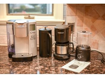 Cuisinart Premium Single Serve Coffee Maker, Capresso Froth Control Milk Frother, ESPRO French Press And More
