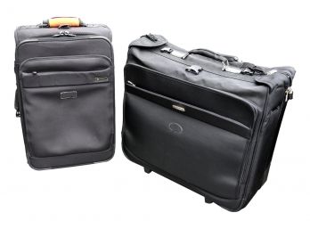 Delsey Rolling Suitcase And Rolling Garment Bag