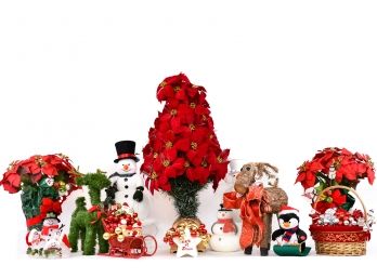 Collection Of Christmas Holiday Decorations