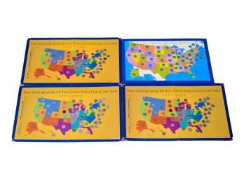 First State Quarters Of The United States Collectors Map