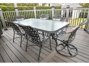 Patio Dining Table With Six Chairs