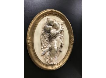 Pair Of Vintage Neoclassic Cameos