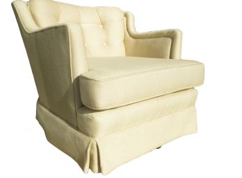 Vintage Tufted Back Swivel Chair ( 1 Of 2)