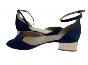 Blue Suede Shoes, Size 10