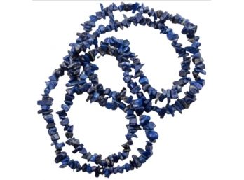 Lapis Lazuli Infinity Chip Necklace