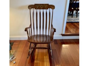 Classic Stenciled Hitchcock Rocking Chair