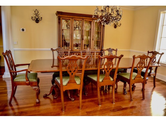 Hickory Chair Mount Vernon Chippendale Style Mahogany Dining Room Set (RETAIL $8,276)