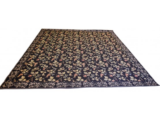 Carpetrends Lokins Floral Wool Area Rug With Hand Sewn Border (RETAIL $4,354)