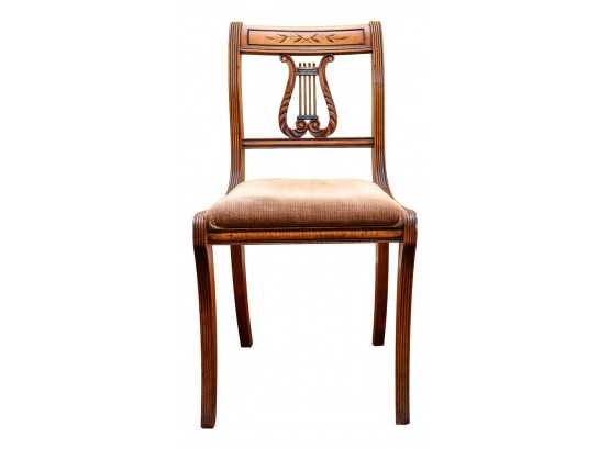 Duncan Phyfe Lyre Or Harp Back Style Side Chair