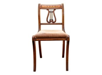 Duncan Phyfe Lyre Or Harp Back Style Side Chair