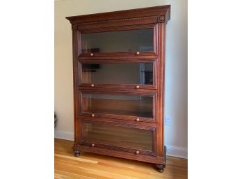 Ethan Allen British Classics Barrister Bookcase With Glass Doors