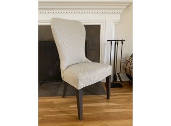 Ethan Allen Classic Herringbone Upholstered Occasional Chair