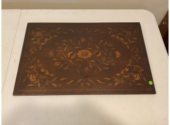 Vintage Inlay Wooden Panel