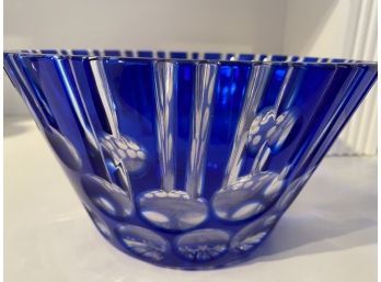 Textured Vintage Blown Glass Accent Bowl
