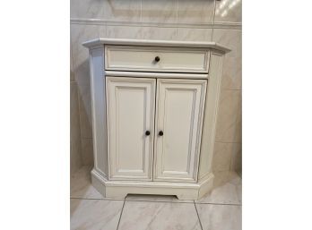 Painted Bathroom Console Storage Cabinet