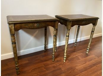 Painted Side Table Pair