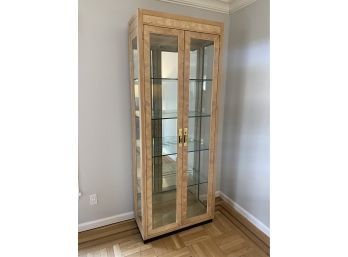 Drexel Heritage Wood And Glass Curio Cabinet  2of3