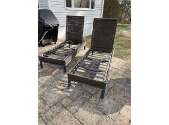 HAMPTON BAY All Weather Lounge Chairs Pair