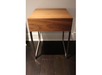 Modern Wood Nightstand With Drawer