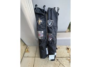 2 NFL Folding Chairs With Carrying Case