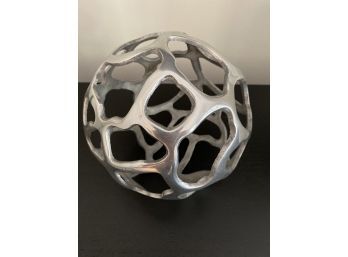 Decorative Pewter Open Abstract Circle