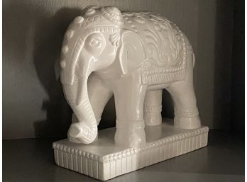 Decorative Eastern Style White Elephant