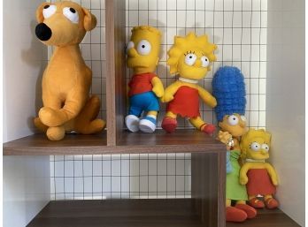 Set Of 5 Simpson Stuffies