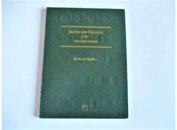 Jefferson Nickels 3 Flap Coin Display Book (1997-, Volume Three)