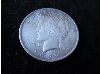 1922 P U.S. Peace Silver Dollar