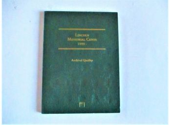 Lincoln Memorial Cents 3 Flap Coin Display Book (1999-)