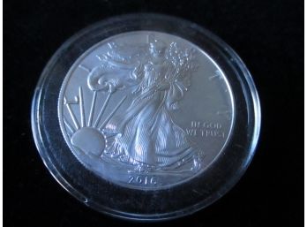 2016 U.S. Eagle Silver Dollar, 1 Oz., .999