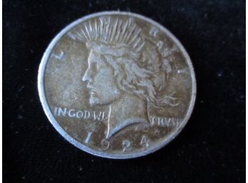 1924 P U.S. Peace Silver Dollar