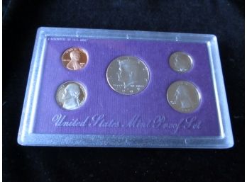 1992 U.S. Mint Proof Set, 5 Coins