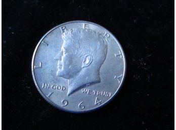 1964 P U.S Kennedy Silver Half Dollar