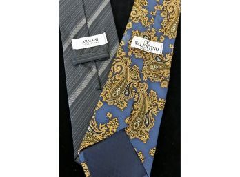Pair Of High Quality FAMOUS DESIGNER TIES