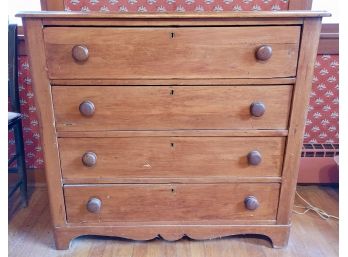 English Pine Four Drawer Chest