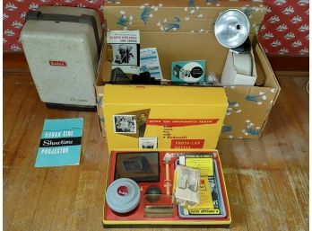 Kodak Showtime Projector And Camera Equipment