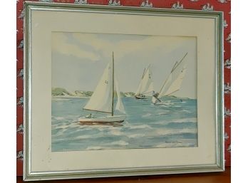 Nancy Whitbread Orleans, MA Nautical Watercolor
