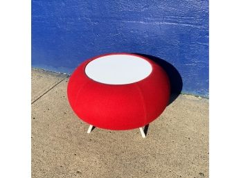 Allermuir 'Pebble' Table-Topped Footstool In Red