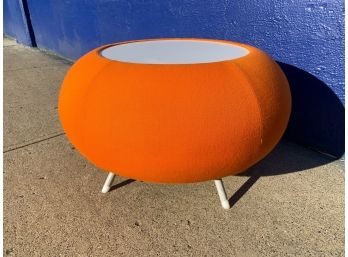 Allermuir 'Pebble' Table-Topped Footstool In Orange