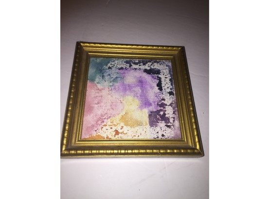 Small 6x 6 Abstract On Canvas