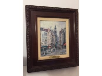 Thomas Kinkade Signed And Numbered Limited Edition Print Hand Embellished With Oil