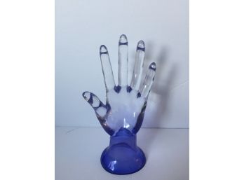Plastic Hand Sculpture