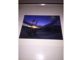 Fading Light Amazing Limited Numbered And Signed  Sun Set Over The Beach Photo