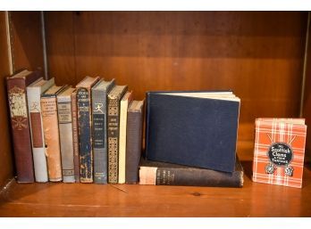 Collection Of Various Antique Books Including Poetry And More